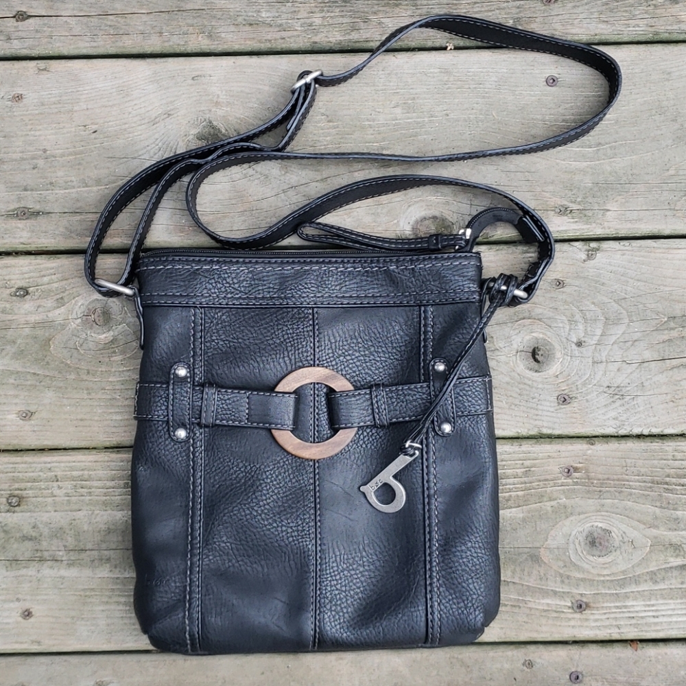 b.o.c Crossbody purse, adjustable strap, black